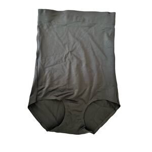 SKINNY GIRL Black High-Waisted Shapewear Briefs Size Large Smoothers & Shapers